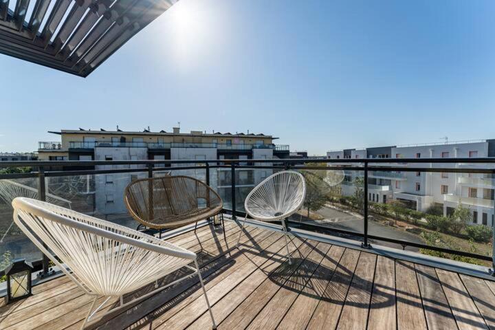 Bordeaux Merignac Appartement 2 Pieces - 2 Terrasses Ngoại thất bức ảnh